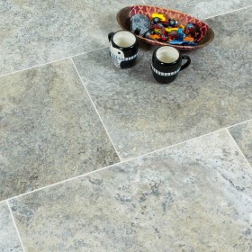 Travertin gris Silver 40x60 pour intérieur